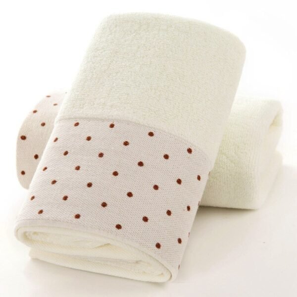 Cotton Towel with Circles Pattern - Image 5