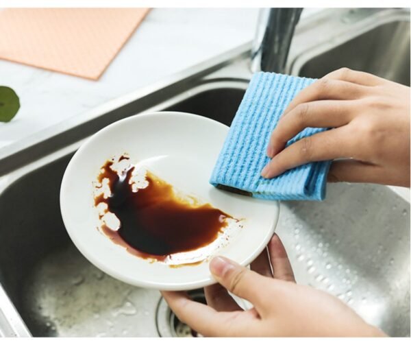 Sustainable Cellulose Dish Towel 12 Pcs Set - Image 6