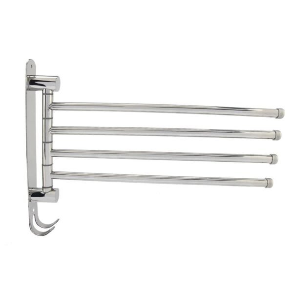 Rotating Towel Rail with Hooks - Image 4