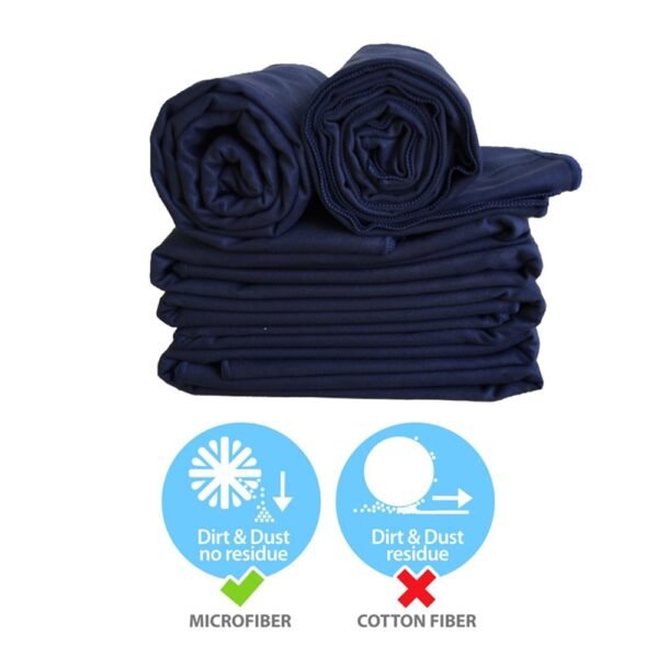 Dark Blue Microfiber Quick Drying Towels - Image 5