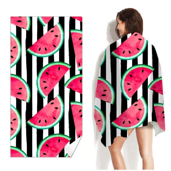 Beach Towel Printed Swimming Sweat Towel - Image 5