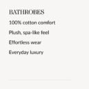 Deep Blue Shawl Collar Bathrobe